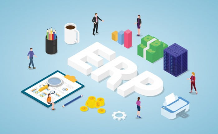 Phần mềm ERP là một phần mềm giúp thu thập, lưu trữ và xử lý dữ liệu, từ đó quản lý hoạt động kinh doanh của doanh nghiệp