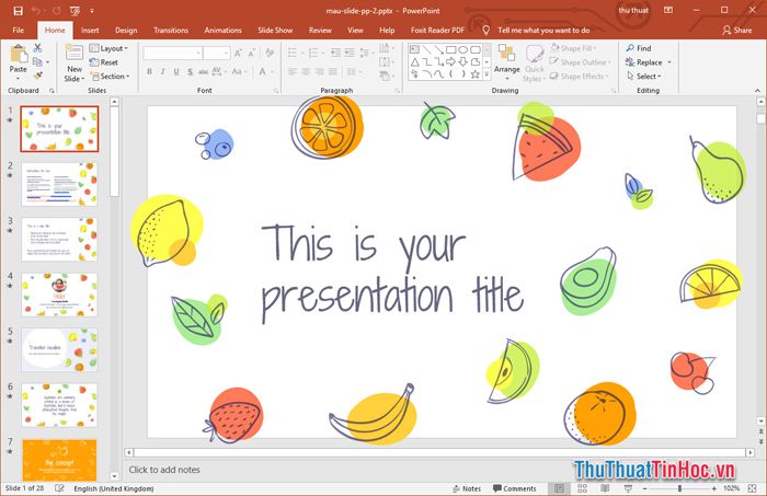 50+ hình nền Powerpoint vật lý đẹp mắt, chuyên nghiệp