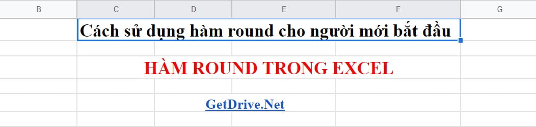 Cách sử dụng hàm ROUND cho người mới bắt đầu