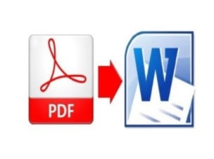 chuyển file PDF sang Word