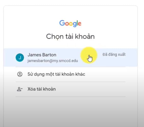 Đăng nhập Google drive