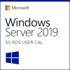 Windows Server 2019 Remote Desktop Services 50 USER Connections Key Global 1