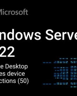 Windows Server 2022 Remote Desktop Services Device Connections (50) Cal Key Global