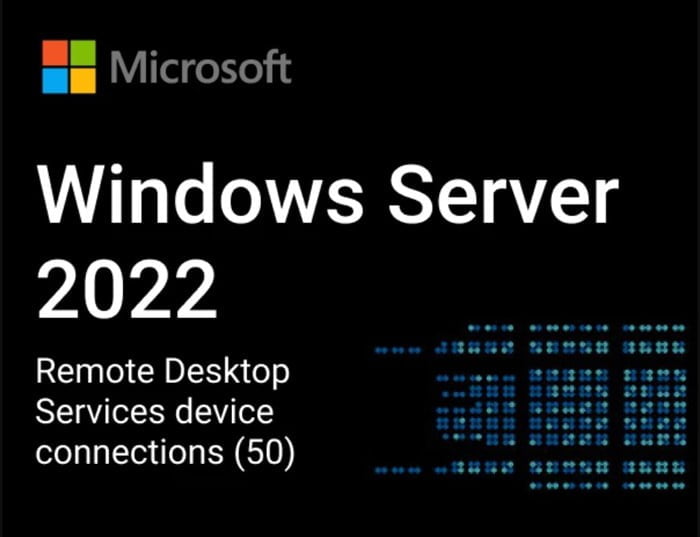 Windows Server 2022 Remote Desktop Services Device Connections (50) Cal Key Global 8
