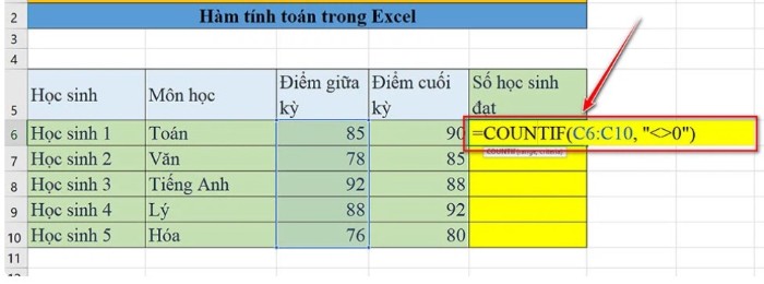 10 Hàm Excel Hiệu Quả Cho Xử Lý Dữ Liệu 15