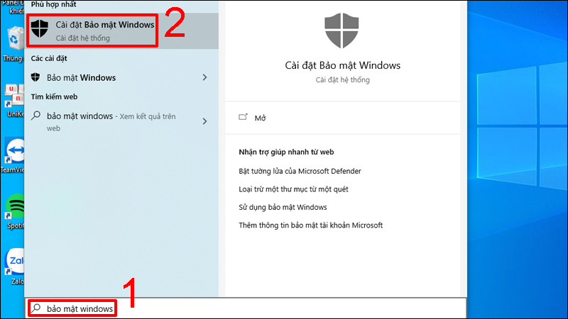 Cách Bật, Tắt Windows Defender Trong Windows 10 Vĩnh Viễn và Tạm Thời 9