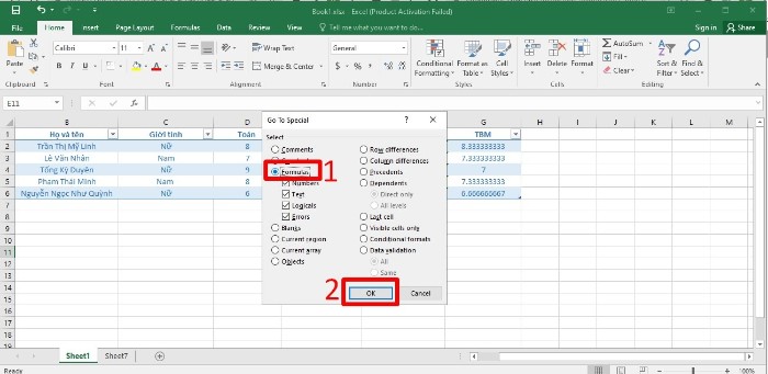 Chỉ dẫn Chi Tiết Cách Khoá Ô trong Excel 16