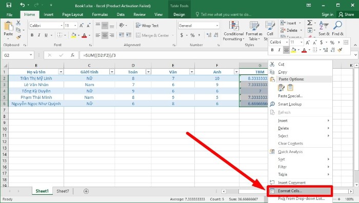 Chỉ dẫn Chi Tiết Cách Khoá Ô trong Excel 18