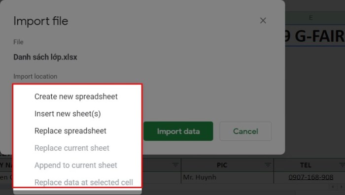 Cách Nhanh Chóng và Tiện Lợi để Tải File Excel lên Google Drive 23