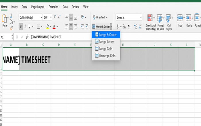 Tạo Mẫu Bảng Chấm Công Excel Trong 5 Bước 8