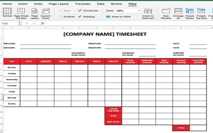 Tạo Mẫu Bảng Chấm Công Excel Trong 5 Bước 11