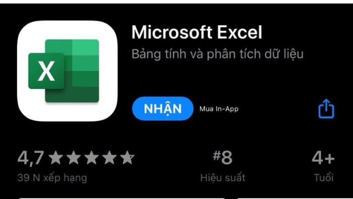 Excel trên iPad và iPhone: Hướng Dẫn Hiệu Quả 5