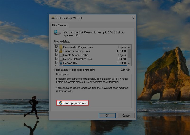Bí quyết dọn dẹp máy tính bằng Disk Cleanup trên Windows 10 9