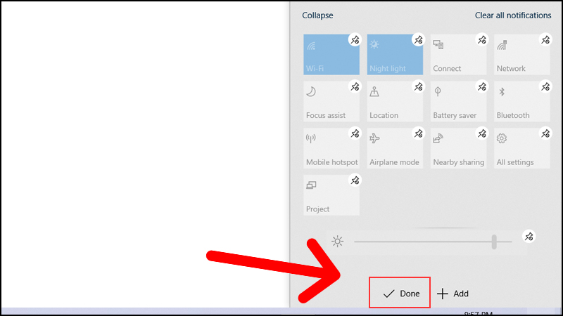 Cách chỉnh sửa Action Center trên Windows 10 21