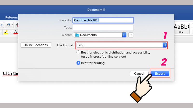 Cách tạo file PDF từ file Word, Excel, Powerpoin trên máy tính 9