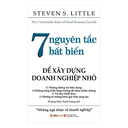 Ebook 7 Nguyên Tắc Bất Biến Để Xây Dựng Doanh Nghiệp Nhỏ – Bí Quyết Thành Công Cho Mọi Doanh Nhân 3