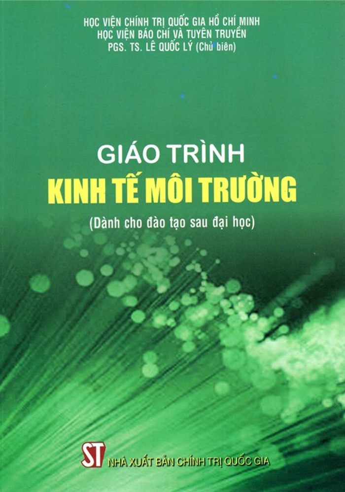 Ebook Giáo trình Kinh tế Môi trường 1