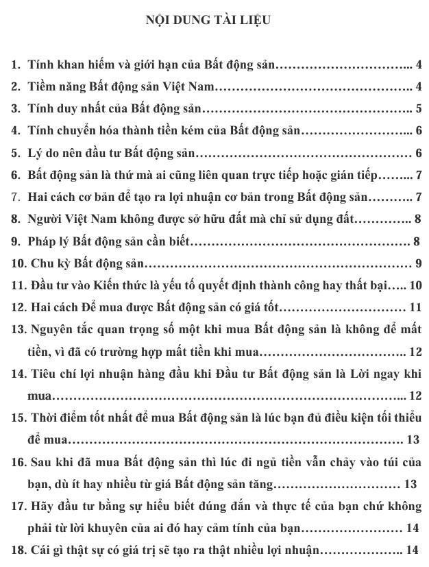 Cẩm Nang 3 Ebook Đúc Kết Từ 8 Năm Kinh Nghiệm Làm Nghề Mô Giới Của Tôi 6