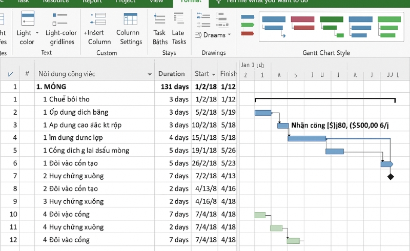 Microsoft Project 2019 Professional (tài khoản cá nhân) 4