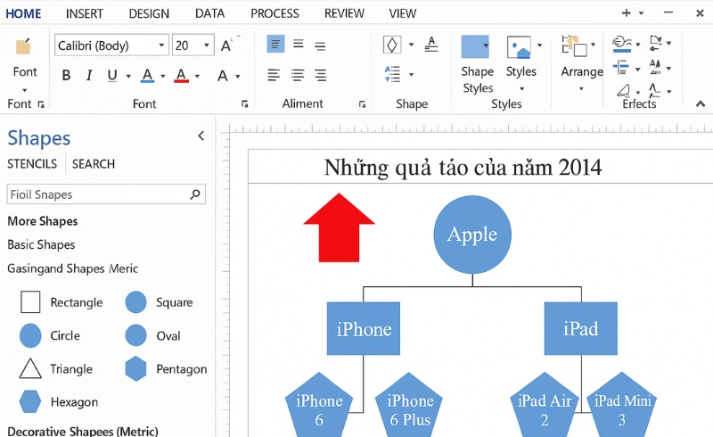 Microsoft Visio 2013 professional (1 máy/ vĩnh viễn) 4