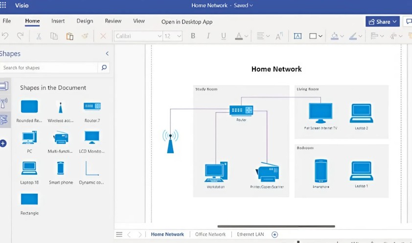 Microsoft Visio 2019 Standard (1 máy/ vĩnh viễn) 4