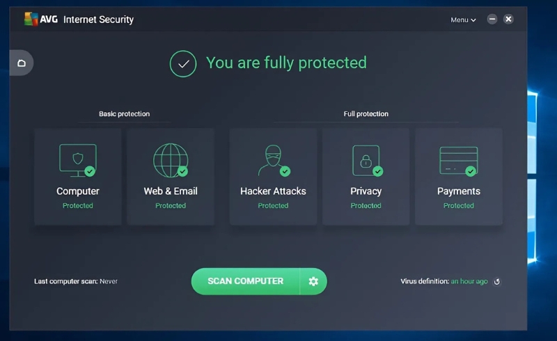 AVG Internet Security (1 năm/ 1 máy) 5