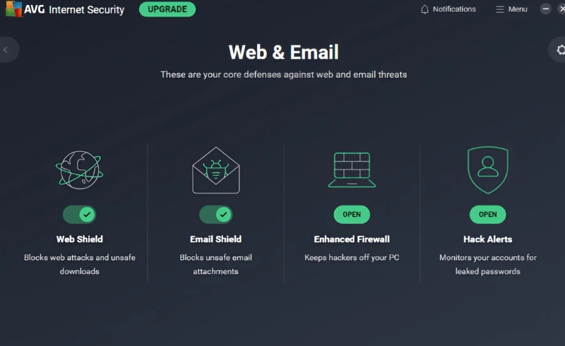 AVG Internet Security (1 năm/ 10 máy) 4