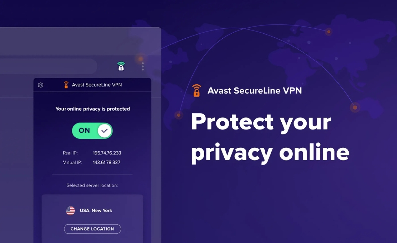 Avast SecureLine VPN (2 năm/ 5 máy) 5