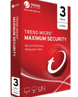 Trend Micro Maximum Security (1 năm/ 3 máy)