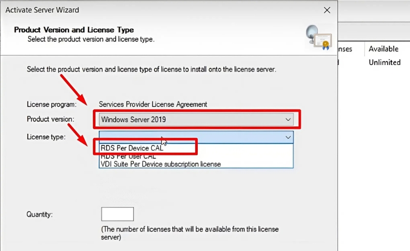 Windows Server 2019 Remote Desktop Services Device Connections 50 Cal (1 máy) 3