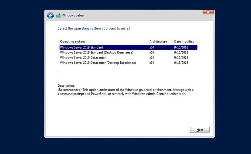 Windows Server 2019 Standard (1 máy) 4