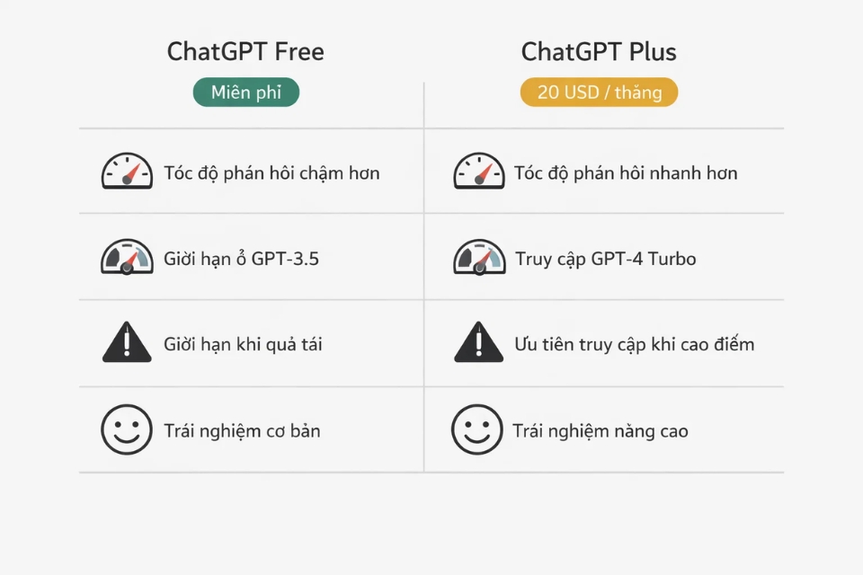 ChatGPT Free vs Plus: khác nhau ở đâu, ai nên dùng bản nào cho “đúng bài”? 1