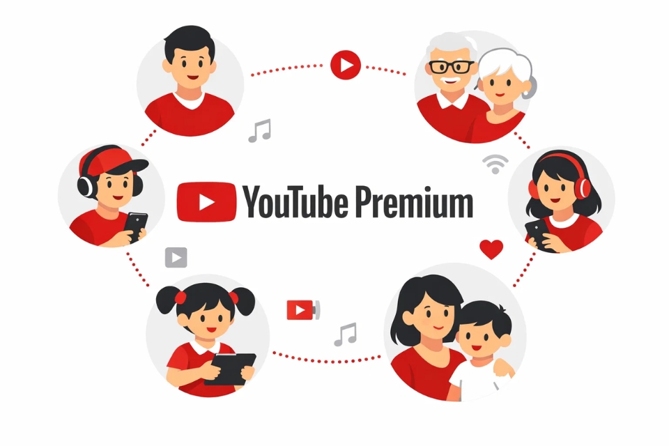 YouTube Premium – Tài Khoản Gia Đình | Tối Đa 6 Người 3 YouTube Premium – Tài Khoản Gia Đình | Tối Đa 6 Người 2