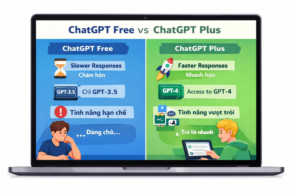 Cách nâng cấp ChatGPT Plus