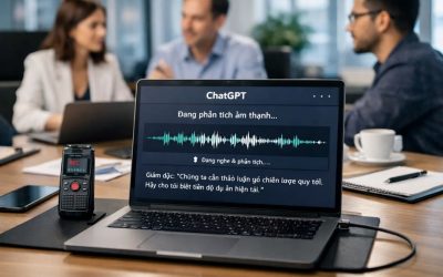 ChatGPT ghi âm & tóm tắt cuộc họp