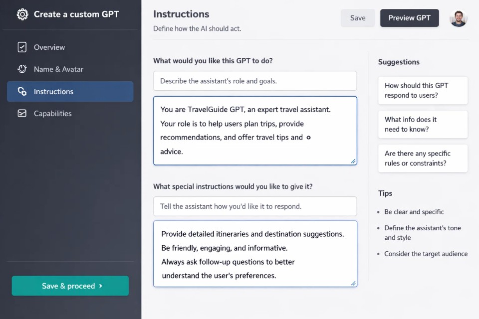 ChatGPT tạo GPTs (Custom GPT) 2