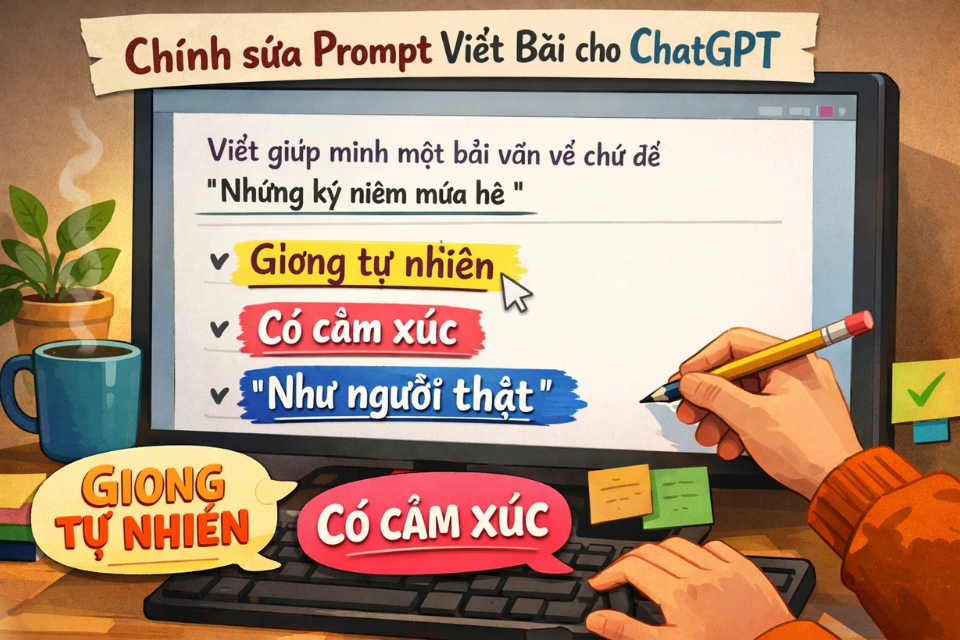 Prompt để ChatGPT viết hay hơn 2