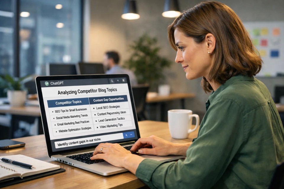 ChatGPT Làm Content Gap Analysis