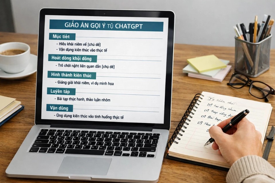 ChatGPT cho giáo viên soạn giáo án 2