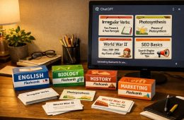 ChatGPT làm flashcards
