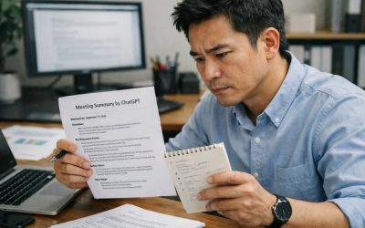 ChatGPT ghi chú & tóm tắt meeting