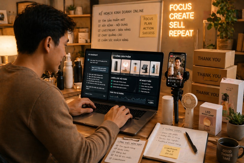 ChatGPT hỗ trợ bán hàng online