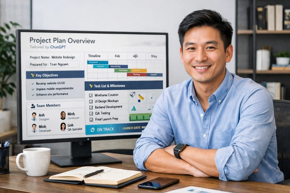 ChatGPT viết kế hoạch dự án 3